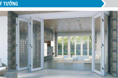 Cửa nhôm Nhật YKK lắp đặt đồng bộ hoàn thiện